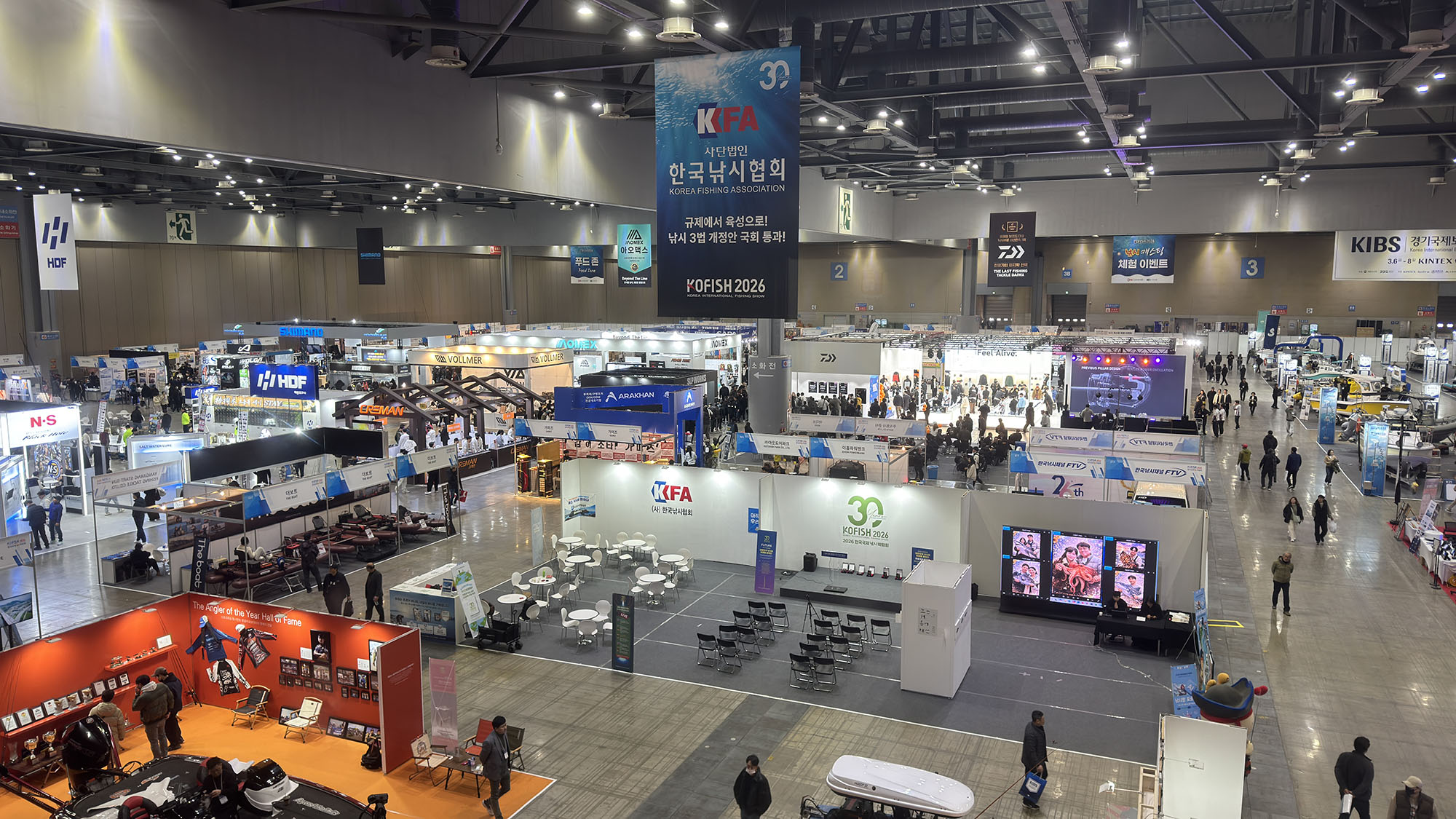 韩国首尔钓具展览会 现场照片